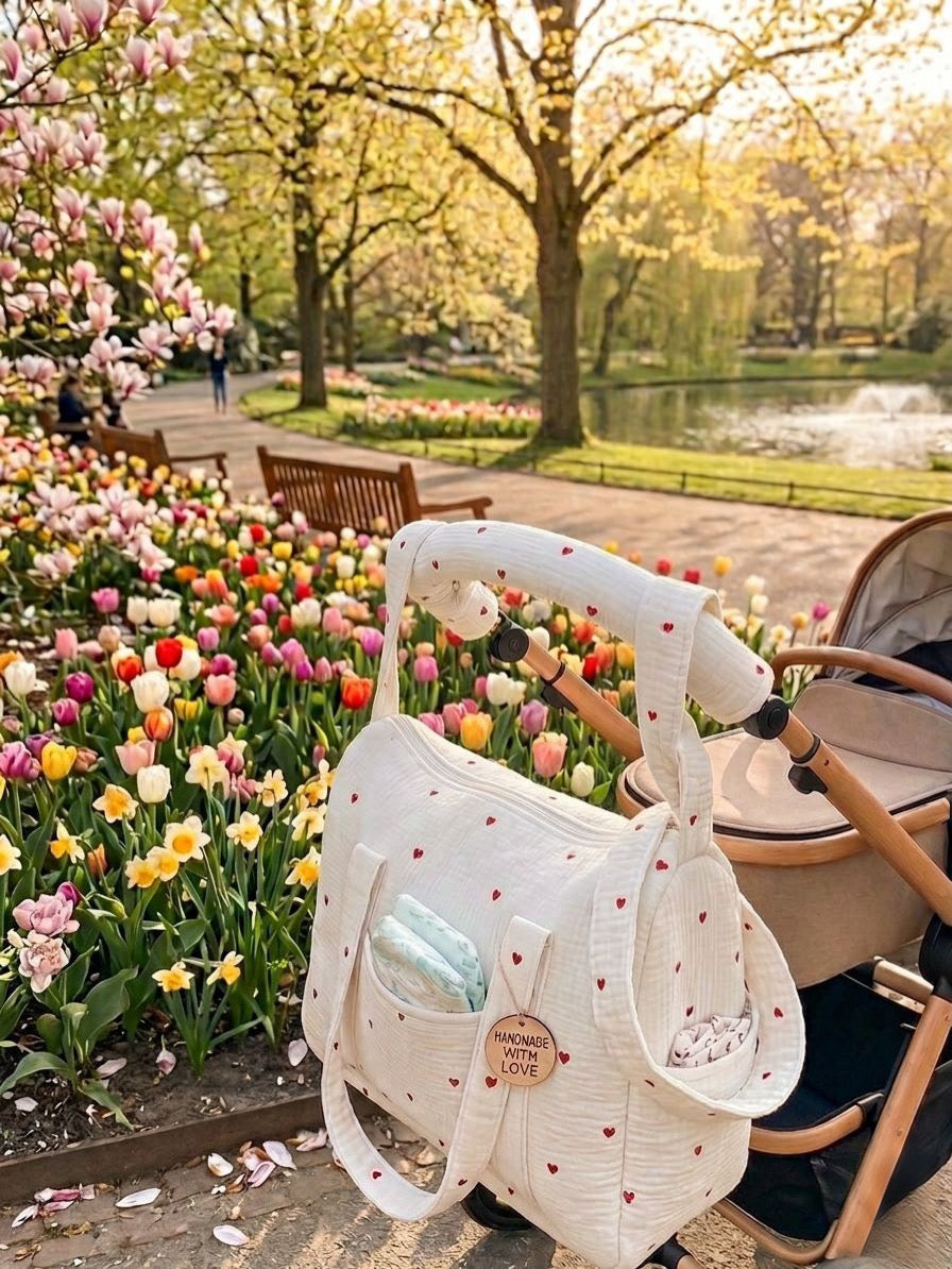 4-Layer Muslin Baby Bag – Lightweight, Soft & Everyday Use