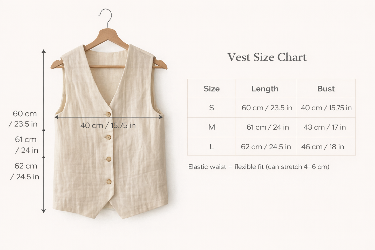 Premium Muslin Cotton Set: Handmade Vest & Elastic Waist Shorts