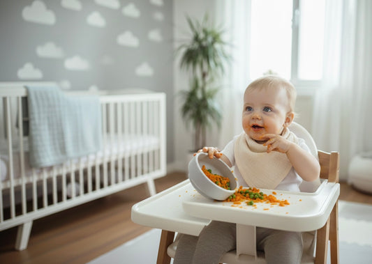 4-Pack Premium Muslin Bandana Bib Set - Ultra Soft & Absorbent Organic Cotton Drool Bibs for Babies & Toddlers (Earth Tone Collection)
