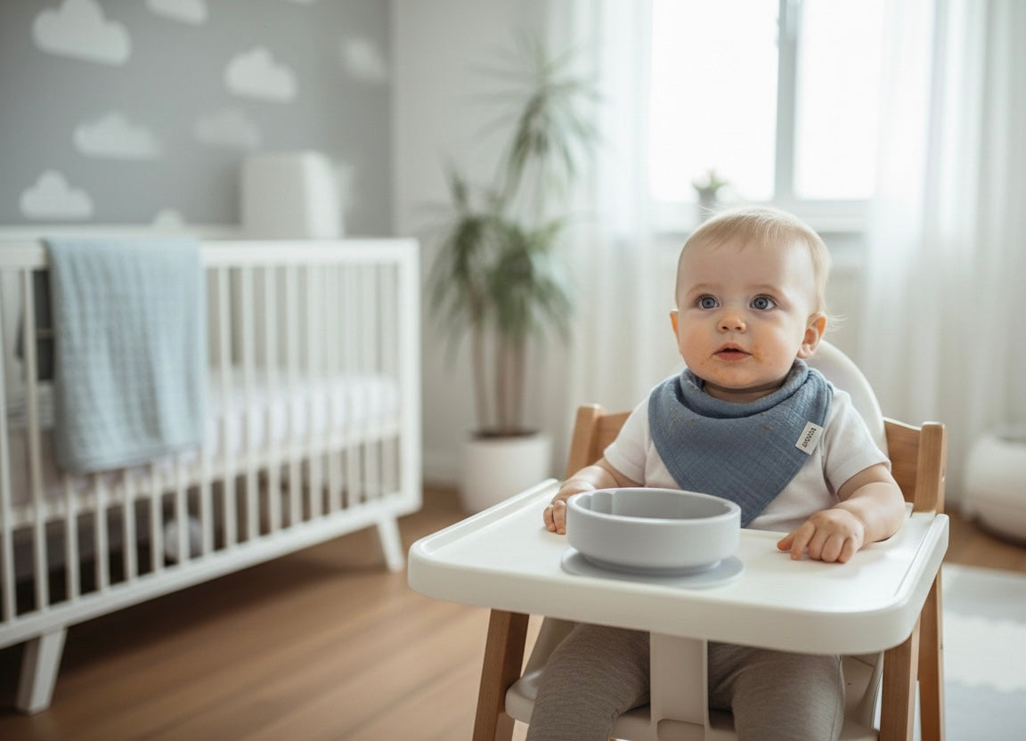 4-Pack Premium Muslin Bandana Bib Set - Ultra-Absorbent Organic Cotton Drool Bibs - "Ocean & Earth" Collection