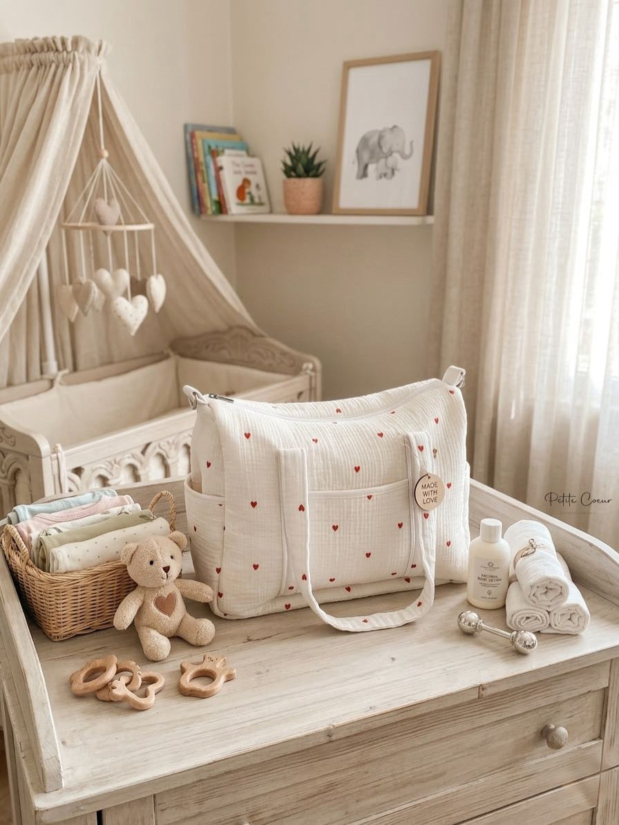 4-Layer Muslin Baby Bag – Lightweight, Soft & Everyday Use
